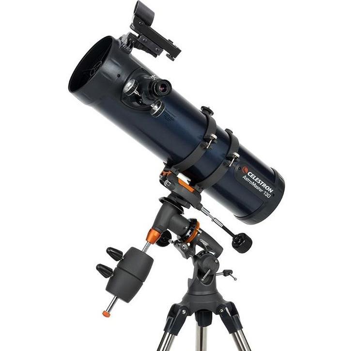 Kính thiên văn Celestron Astromaster 130 hàng chính hãng dòng phản xạ có chân đế Eq đường kính lớn 130mm cho hình ảnh sáng, hình ảnh ổn định