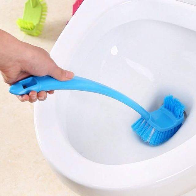 Chổi Cọ Toilet - Dụng Cụ Cọ Vệ Sinh Bồn Cầu 2 Đầu Thông Minh