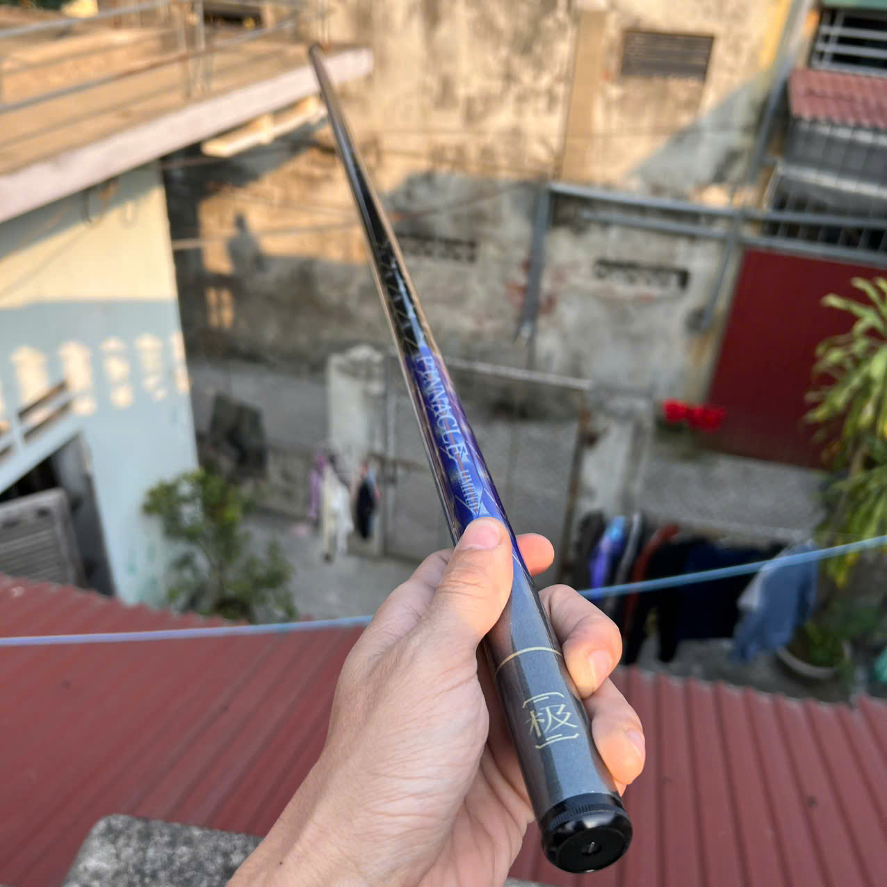 Cần câu tay Handing Việt Đỉnh độ cứng 5H chuyên câu đài vân carbon cao cấp
