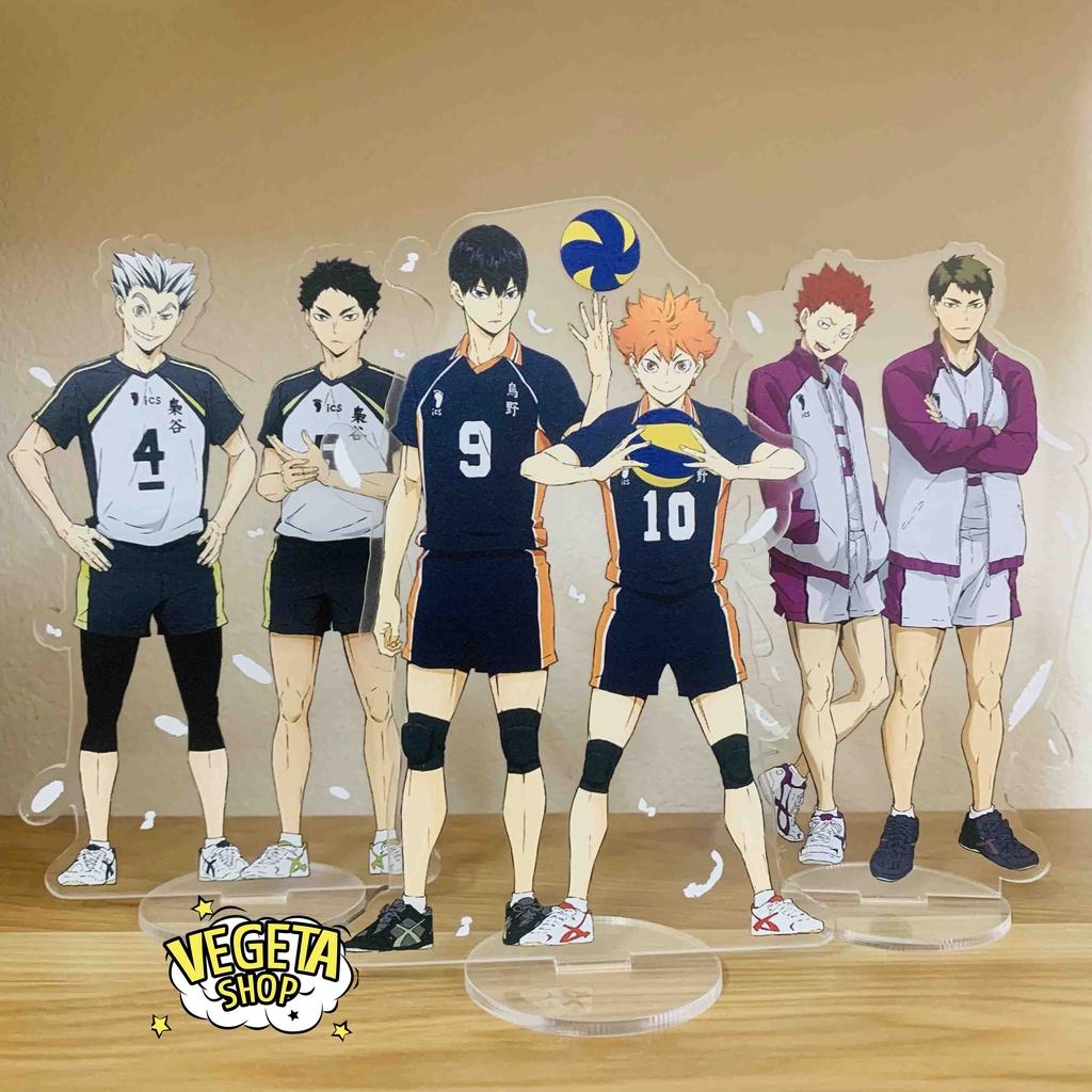 Mô Hình Tượng Standee Acrylic Mica 2 mặt - Haikyuu Haikyu Vua bóng chuyền Sugawara Koshi Yu Nishinoya Kei Tsukishima