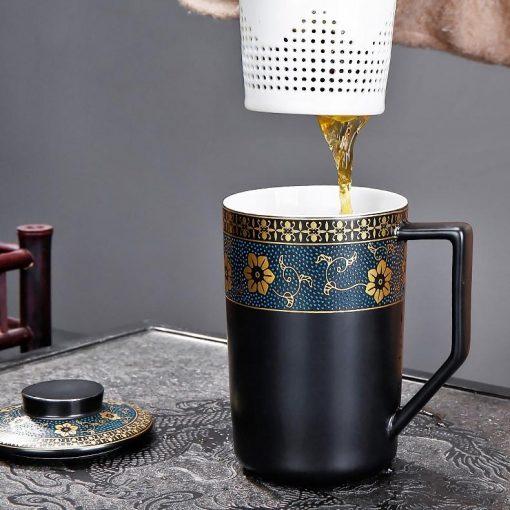 Bộ Ấm Chén Pha Trà Đạo Cối Xay Trung Quốc Đẹp Độc Lạ Xanh Đen Trắng Bảo Hành 30 Ngày Sương Mai