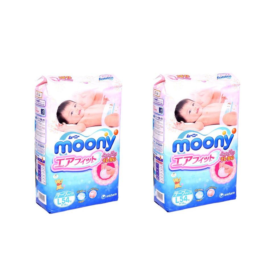 Bỉm dán Moony L54 (9-14kg)