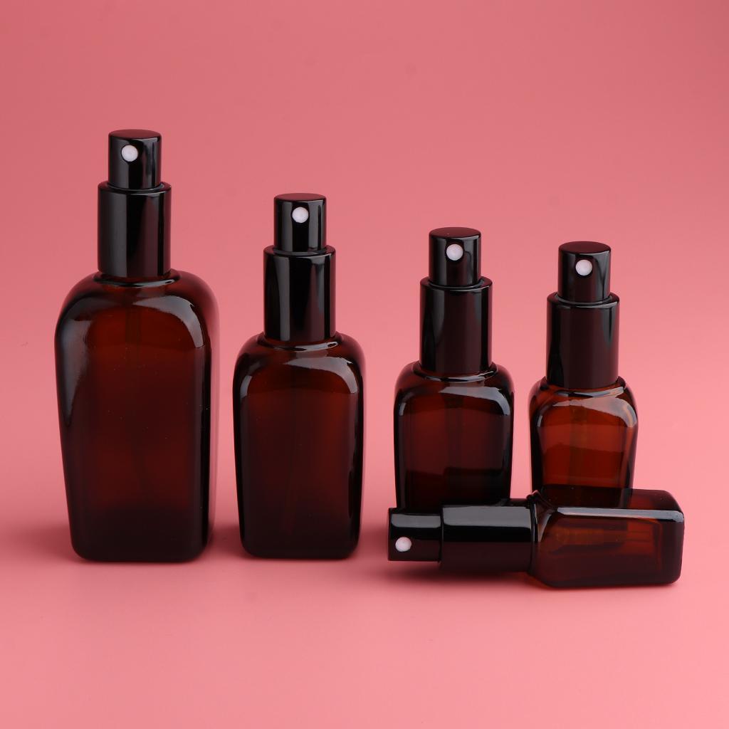 2x Empty Fine Mist Bottles for Perfume Toner Container 10ml