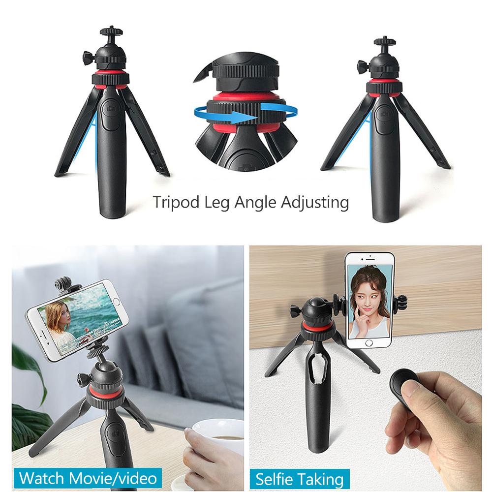Đèn LED vòng 20 cm / 8 inch để bàn, Đèn chiếu sáng lấp đầy 3200K-5600K USB có thể điều chỉnh độ sáng Được hỗ trợ với Chân đế mini