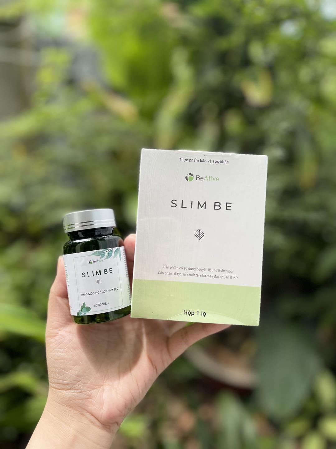 SLIM BE DẠNG LỌ 30 viên Chính hãng SLIMBE BEALIVE, chính hãng cam kết hiệu quả giảm 2-3kg/hộp