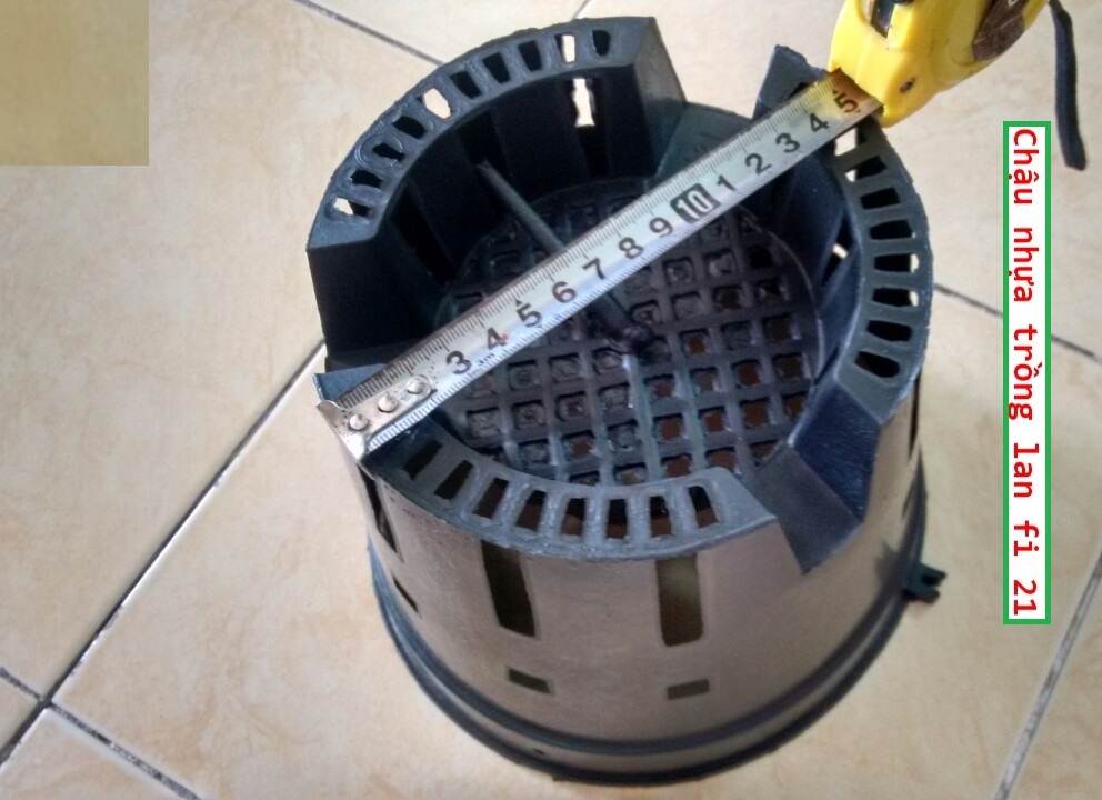 20 chậu nhựa trồng lan Fi 21 - đường kính 21cm!!!