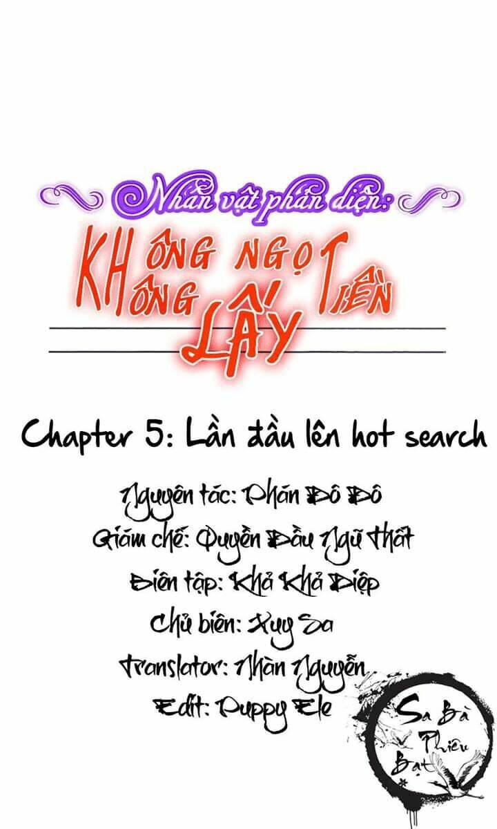 nhân vật phản diện: không ngọt không lấy tiền chapter 5.1 2