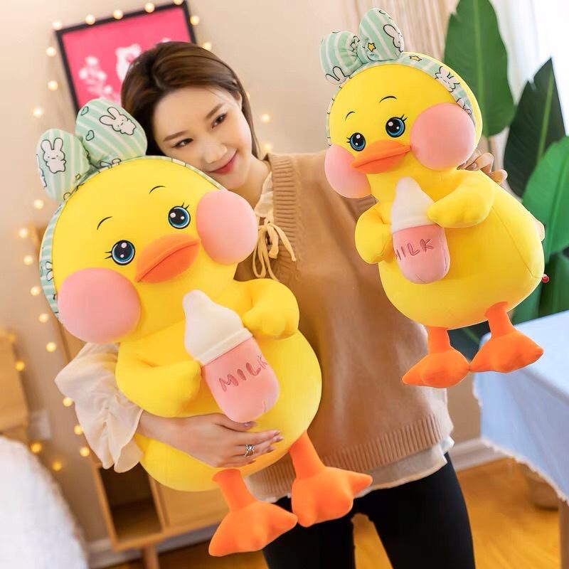 Gấu Bông Vịt Sữa Cao Cấp Êm Mịn