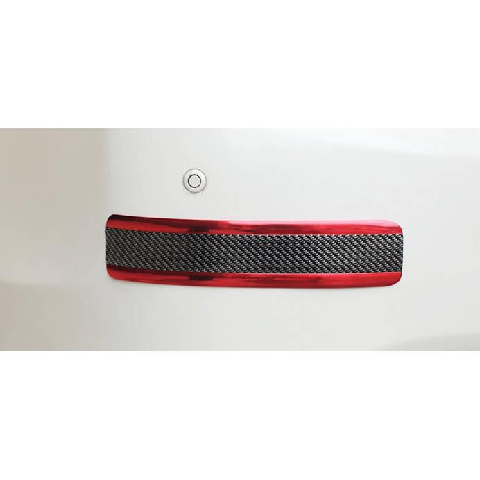 2.5m Miếng dán bảo vệ chống trầy trang trí nội thất ngoại thất ô tô xe máy 3D carbon viền bạc - rộng 5 cm / 7 cm
