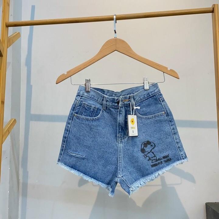 Quần short jean nữ cao cấp King168 , quần short nữ thời trang cao cấp W01