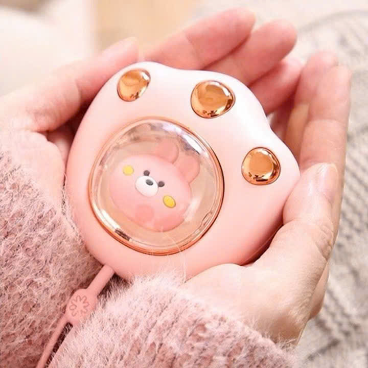 Máy Sưởi Ấm Tay Mini Hình Bàn Chân Mèo – Đồ Dùng Mùa Đông Sạc USB - HÀNG CHÍNH HÃNG MINIIN