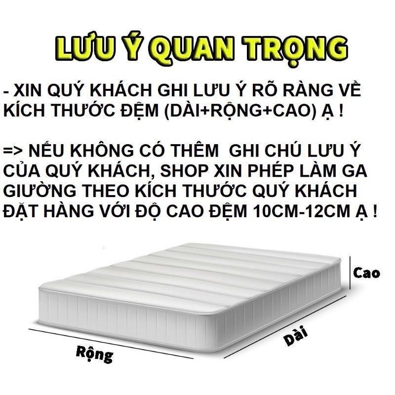 Bộ chăn ga gối cotton fly Hàn Quốc họa tiết gấu ox