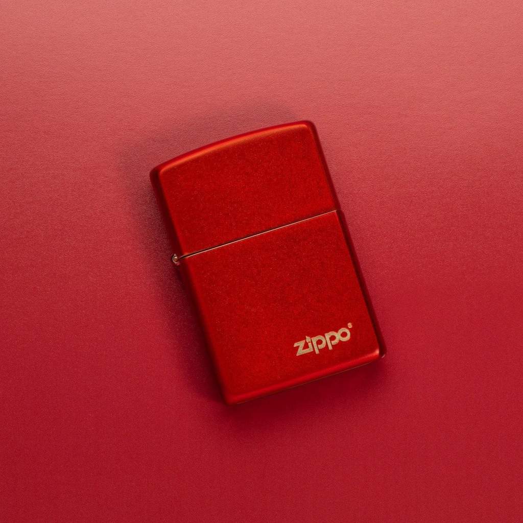 Bật Lửa Zippo 49475ZL – Zippo Metallic Red Zippo Logo