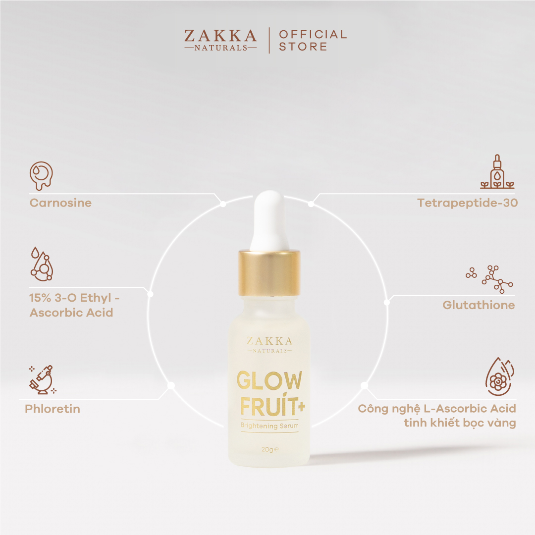 Hình ảnh Serum (Tinh Chất) Vitamin C Zakka Naturals GlowFruit+ Brightening 20g