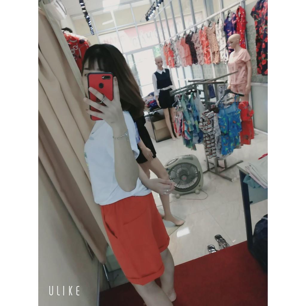 Quần Short Cạp Cao_