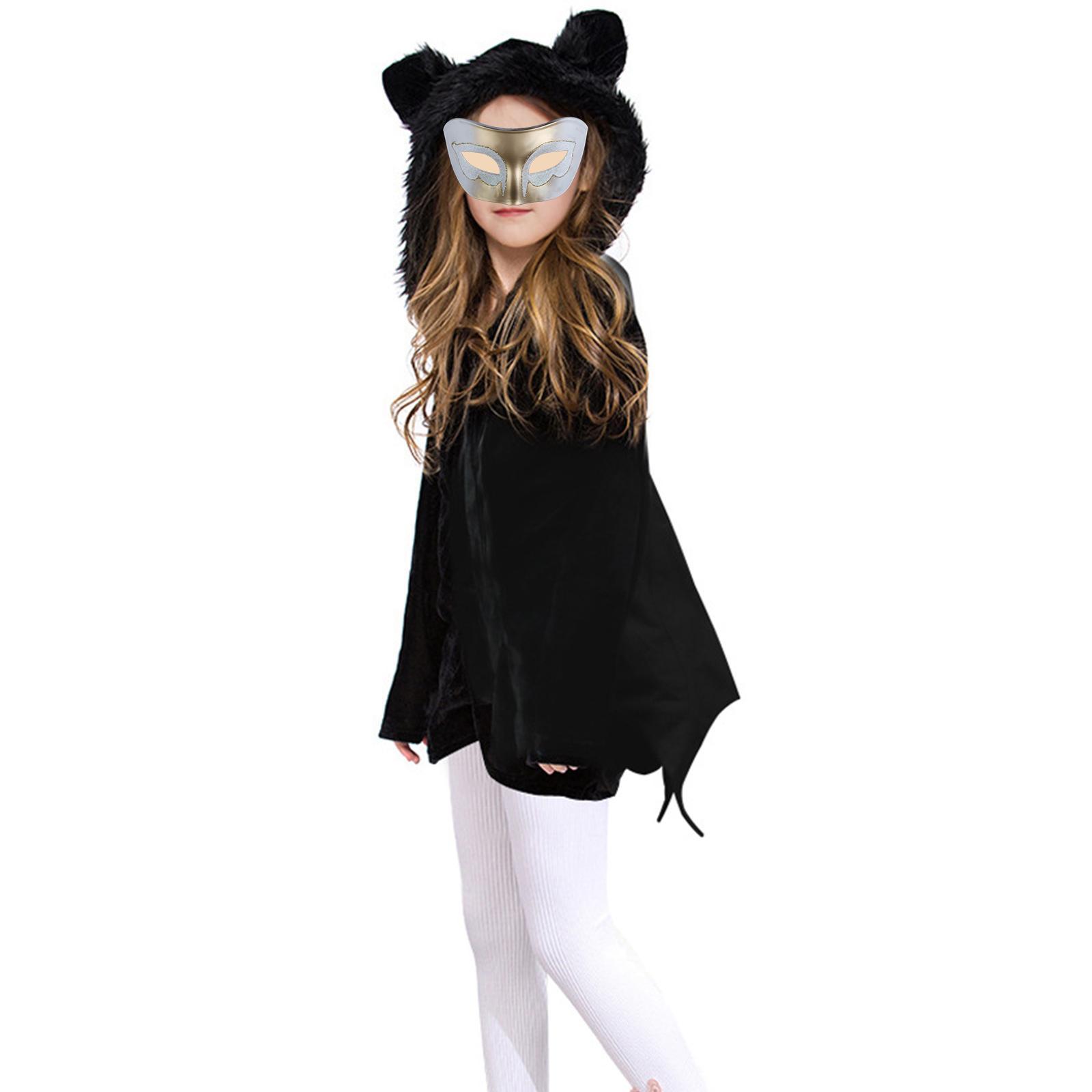 Hooded Halloween  Costume Fancy Dress Girls Cosplay Boys Carnival