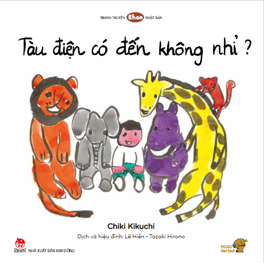 Ehon - Làm quen với sách cho bé 0-2 tuổi  - Tàu Điện Có Đến Không Nhỉ?