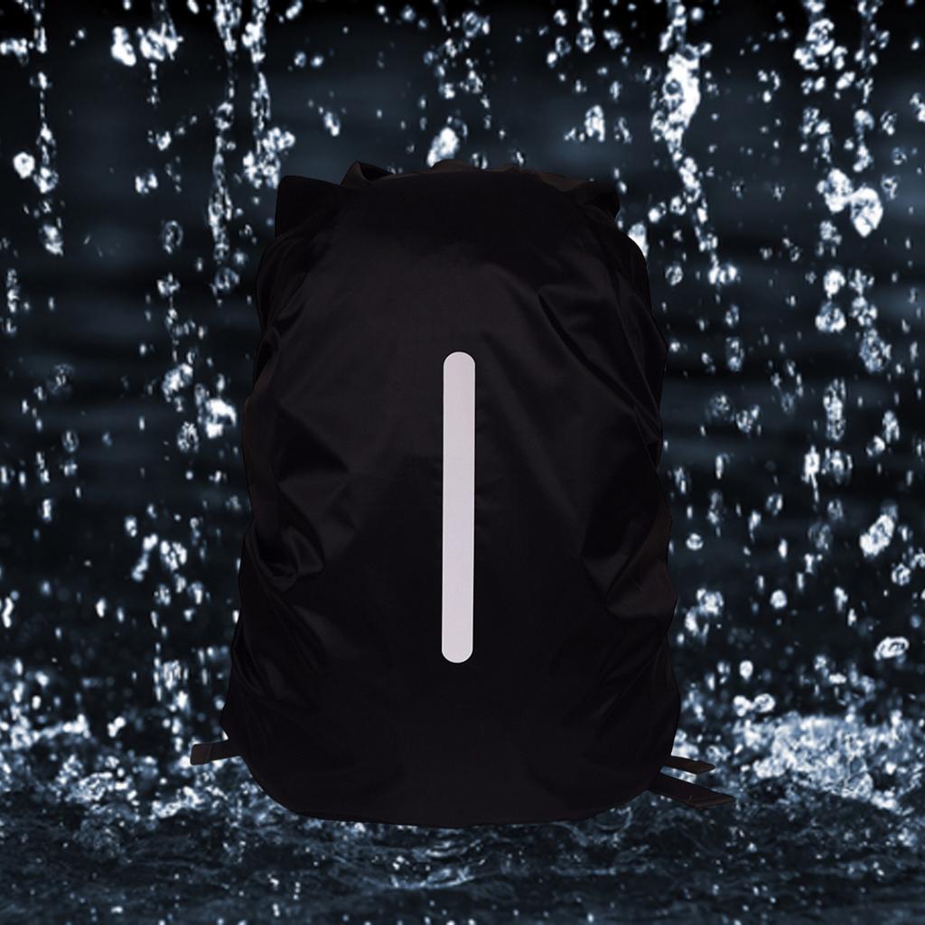 Backpack Rain Cover Dustproof Reflective Rucksack Cover for Camping