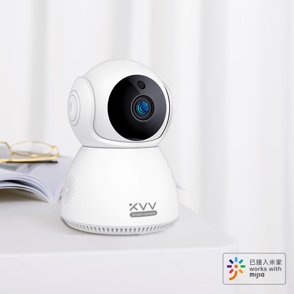 Camera IP thông minh Xiaovv 2K 1296P Báo động 360 độ Liên lạc bằng giọng nói Phát hiện chuyển động Hồng ngoại Tầm nhìn ban đêm Cam cho ứng dụng Mi Home Màu sắc: Phổ thông 32GB SD