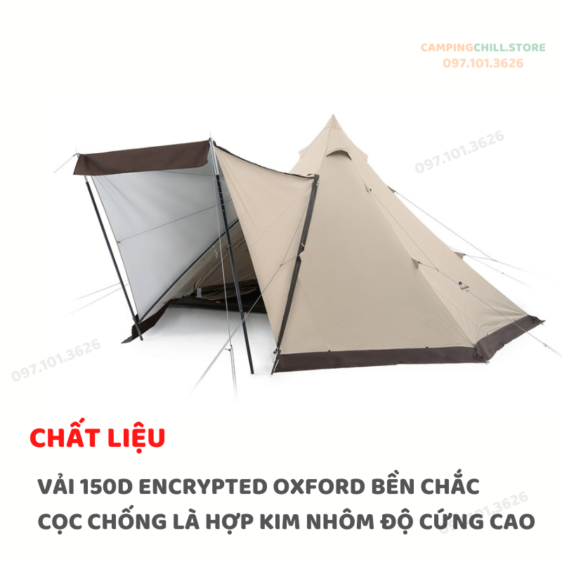 LỀU DÃ NGOẠI GLAMPING KIM TỰ THÁP NH20ZP013, NH20ZP014