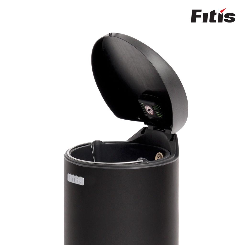 THÙNG RÁC INOX FITIS ĐẠP TRÒN 12L