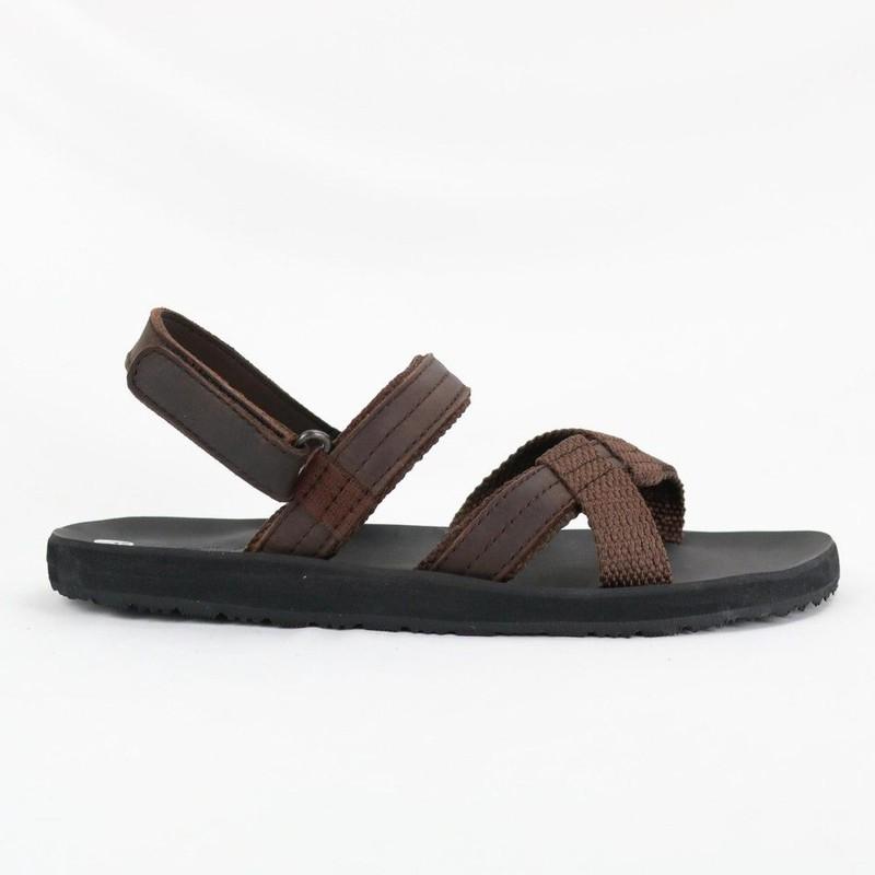 Giày sandal nữ Giavy quai da phối dù SN033