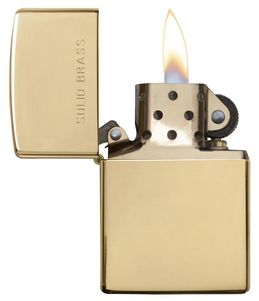 Bật Lửa Zippo Polished Brass Engraved 254