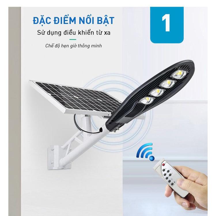 Đèn Đường Năng Lượng Mặt Trời Hình Chiếc Lá 200W - Pin Mono