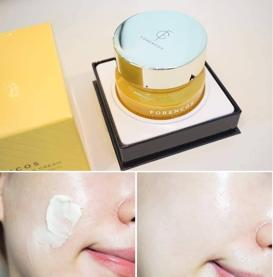 Kem Dưỡng Trắng Và Cấp Ẩm Da Ban Đêm Forencos Wonderwerk Marula Cream ( Màu Vàng)