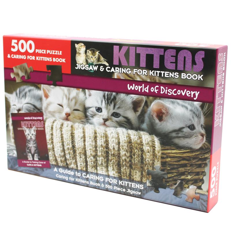 World Of Discovery - Jigsaw &amp; Caring For Kittens Book: Kittens
