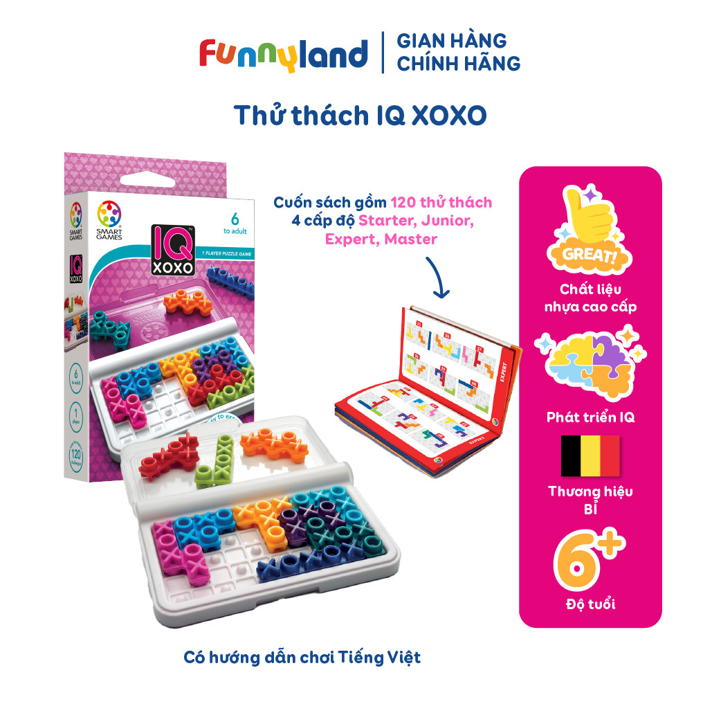 Đồ chơi trí tuệ Smart Games Thử thách IQ XOXO