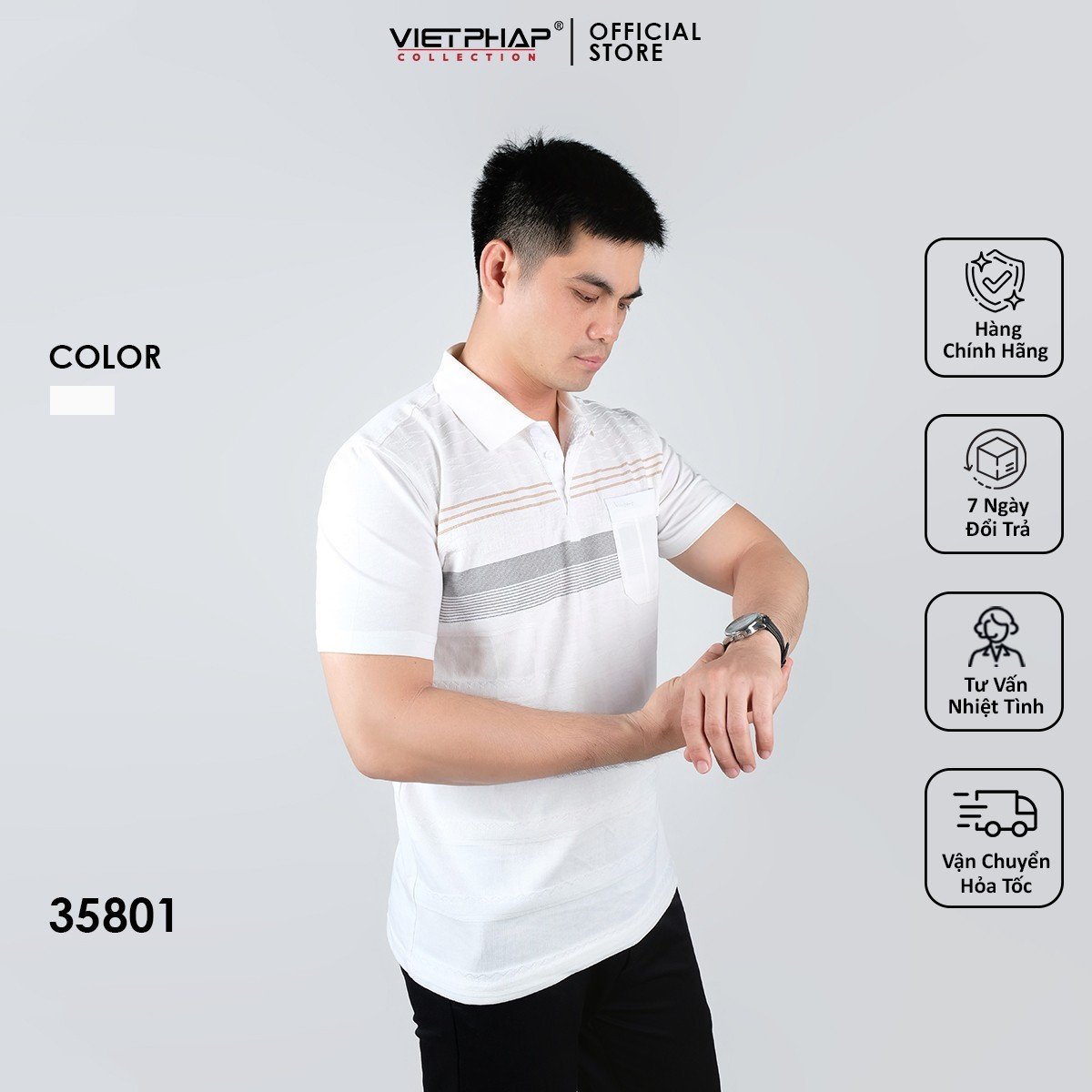 Áo Thun Dệt Kim Cao Cấp VIỆT PHÁP / Form Suông- Chất liệu cotton co dãn và thấm hút mồ hôi tốt 329