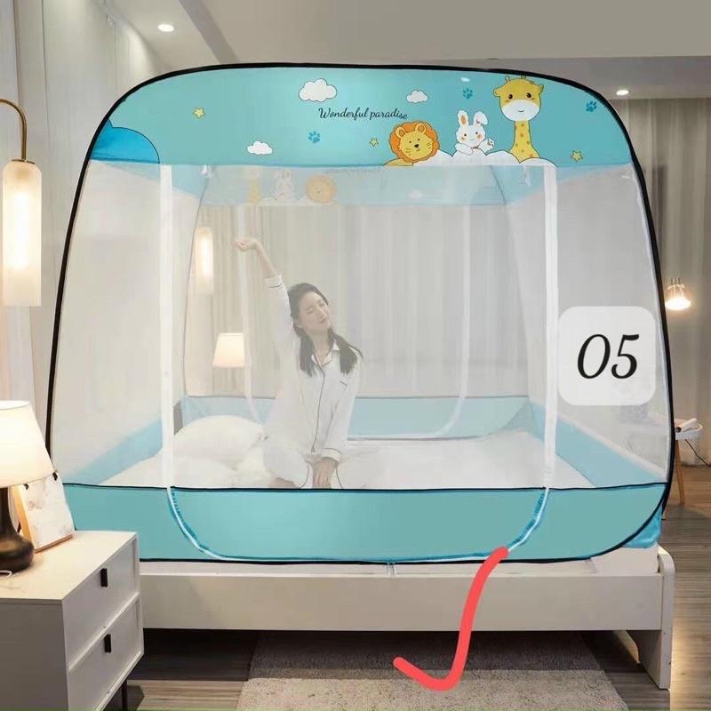 Màn Khung Đỉnh Vuông Hàng Nhập Khẩu Cao Cấp Hoạ Tiết Đáng Yêu