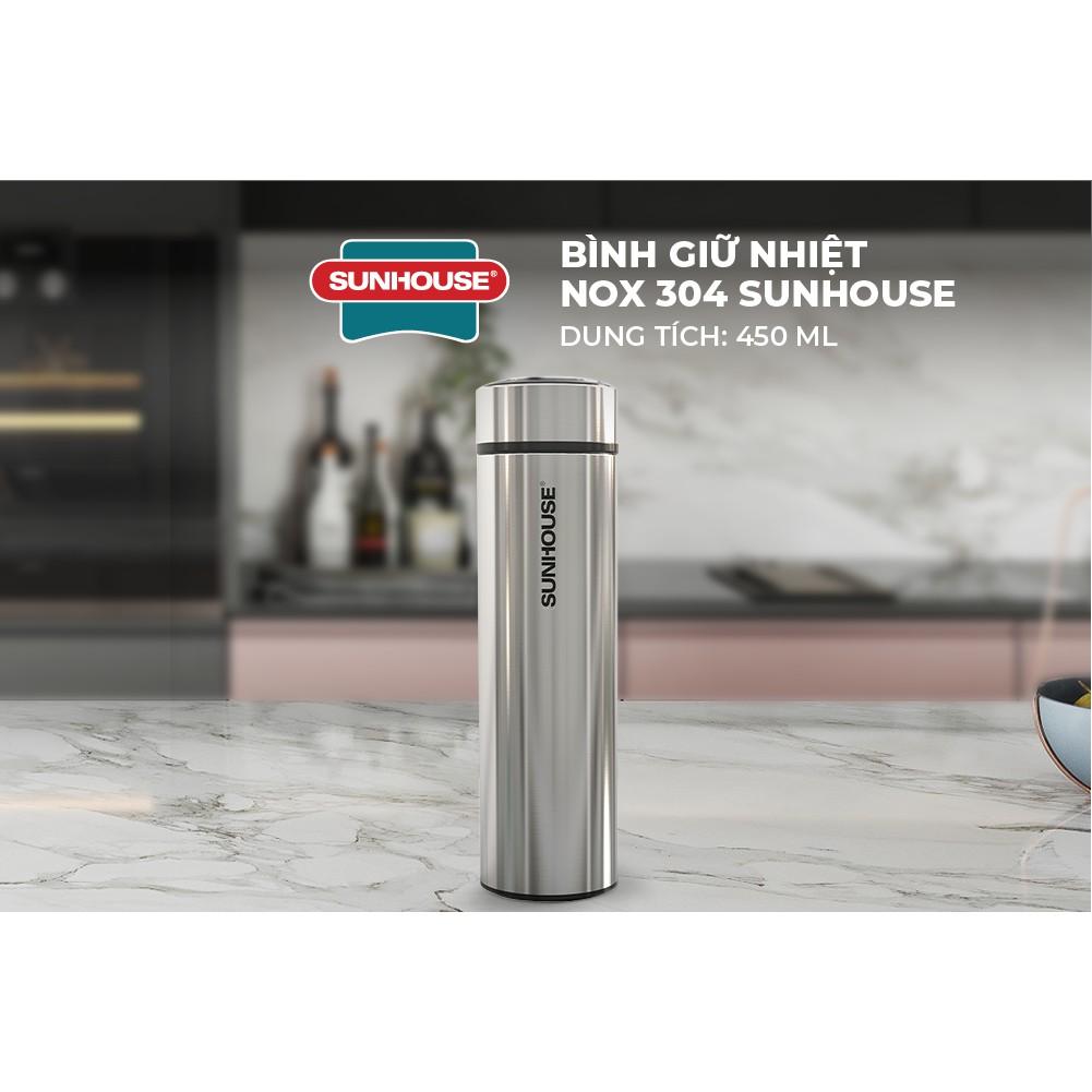 Bình giữ nhiệt Inox 304 SUNHOUSE 450ml KS