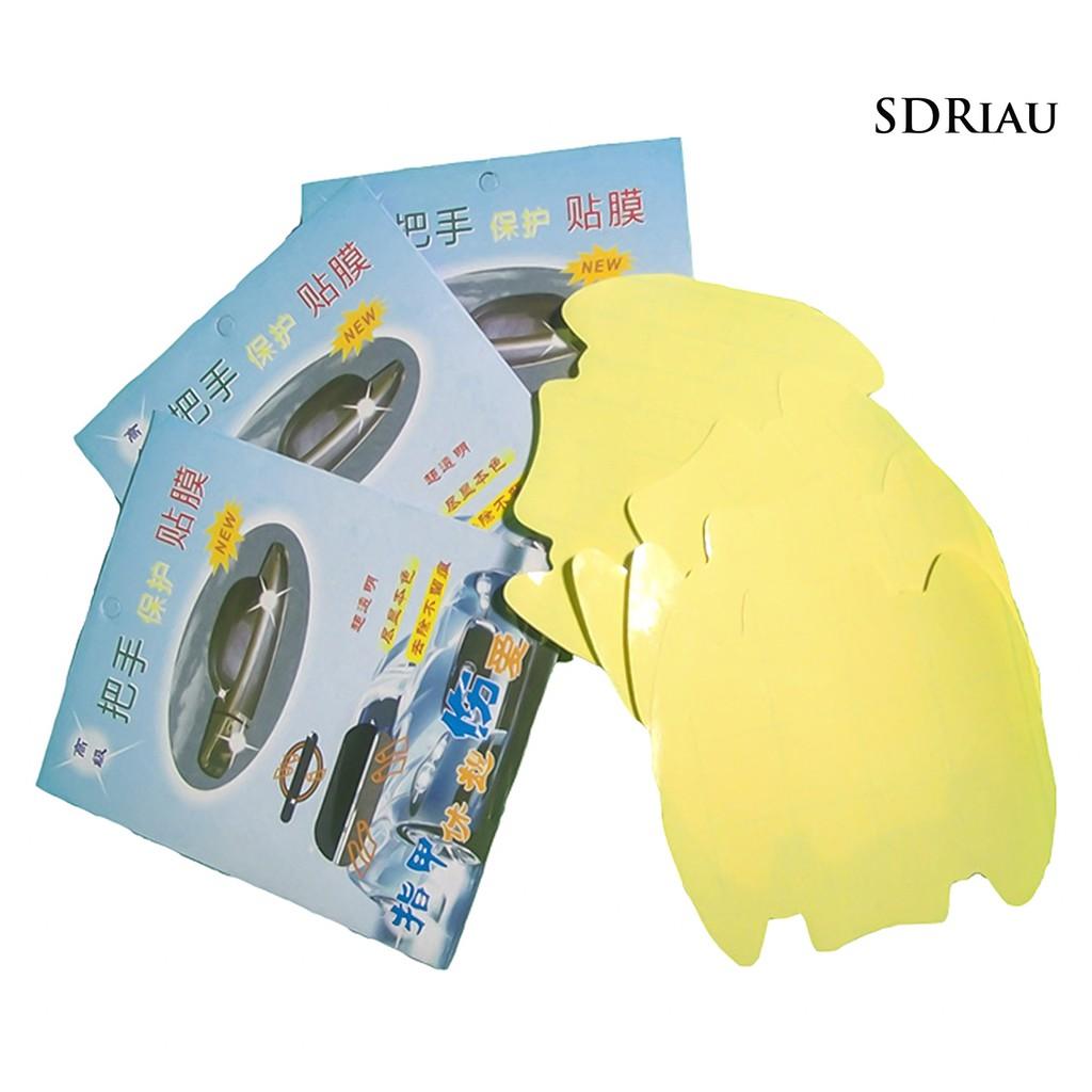4 Miếng Dán Bảo Vệ Tay Nắm Cửa Xe Hơi Chống Trầy Xước