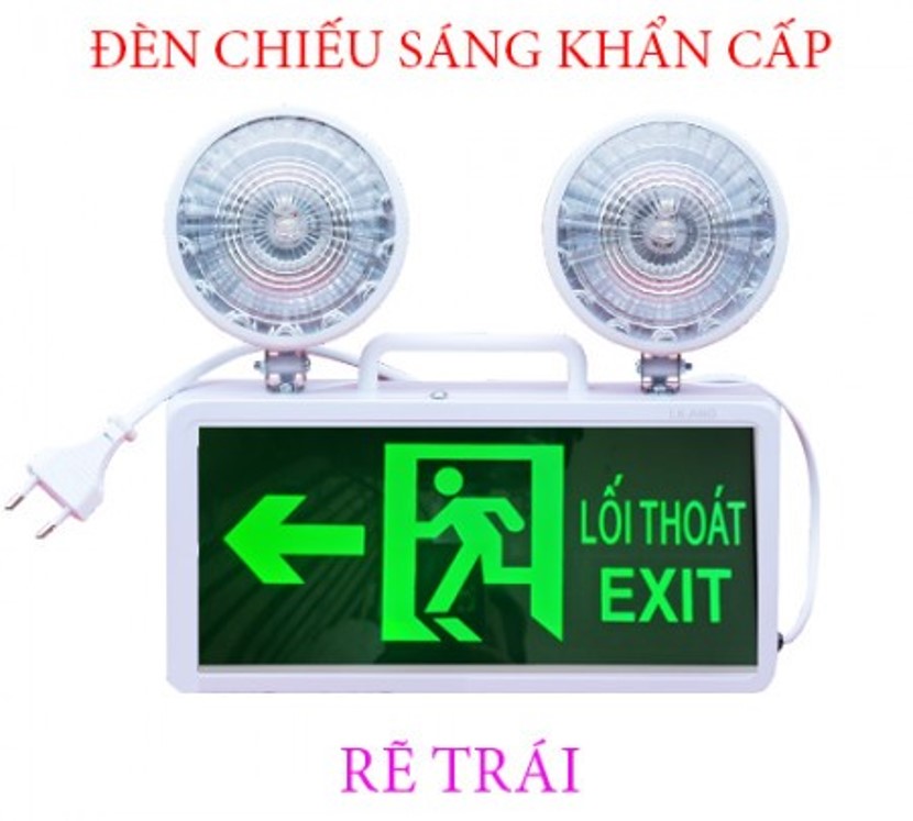 ĐÈN SỰ CỐKẾT HỢP EXIT LED - KHẨN CẤP EMERGENCY - THOÁT HIỂM