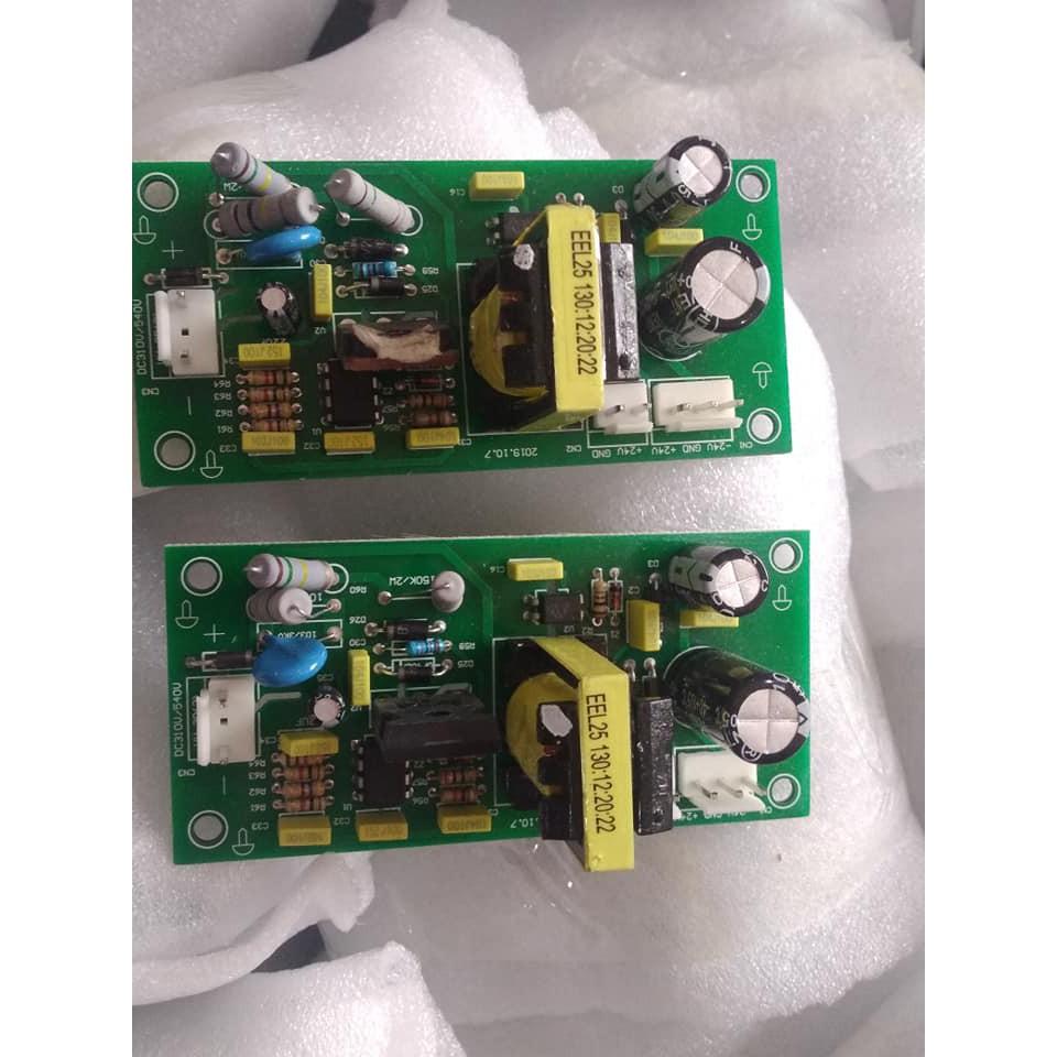 Nguồn 24v+- sử dụng biến áp 130:12:20:22