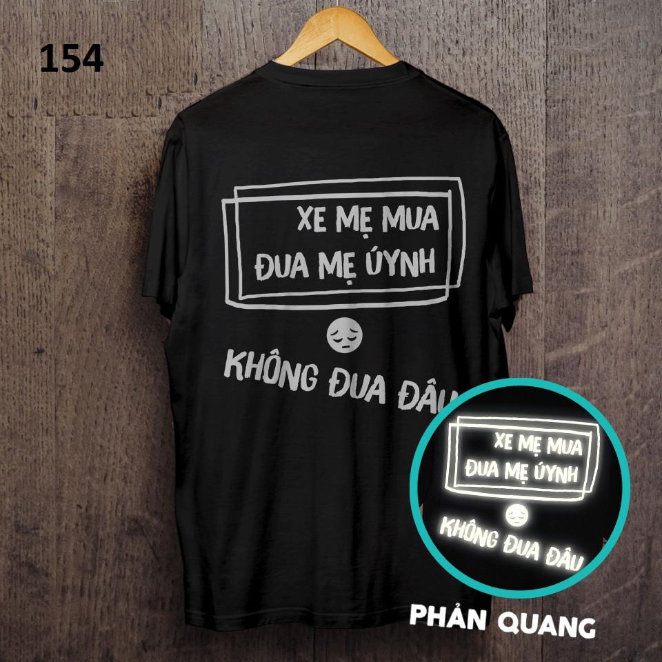 Áo thun Unisex phản quang Có size tay lỡ