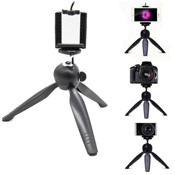 Kẹp điện thoại, giá đỡ nhỏ gọn 3 chân, tripod mini cho máy ảnh gọn gàng linh hoạt, gậy livestream để bàn KLH 228