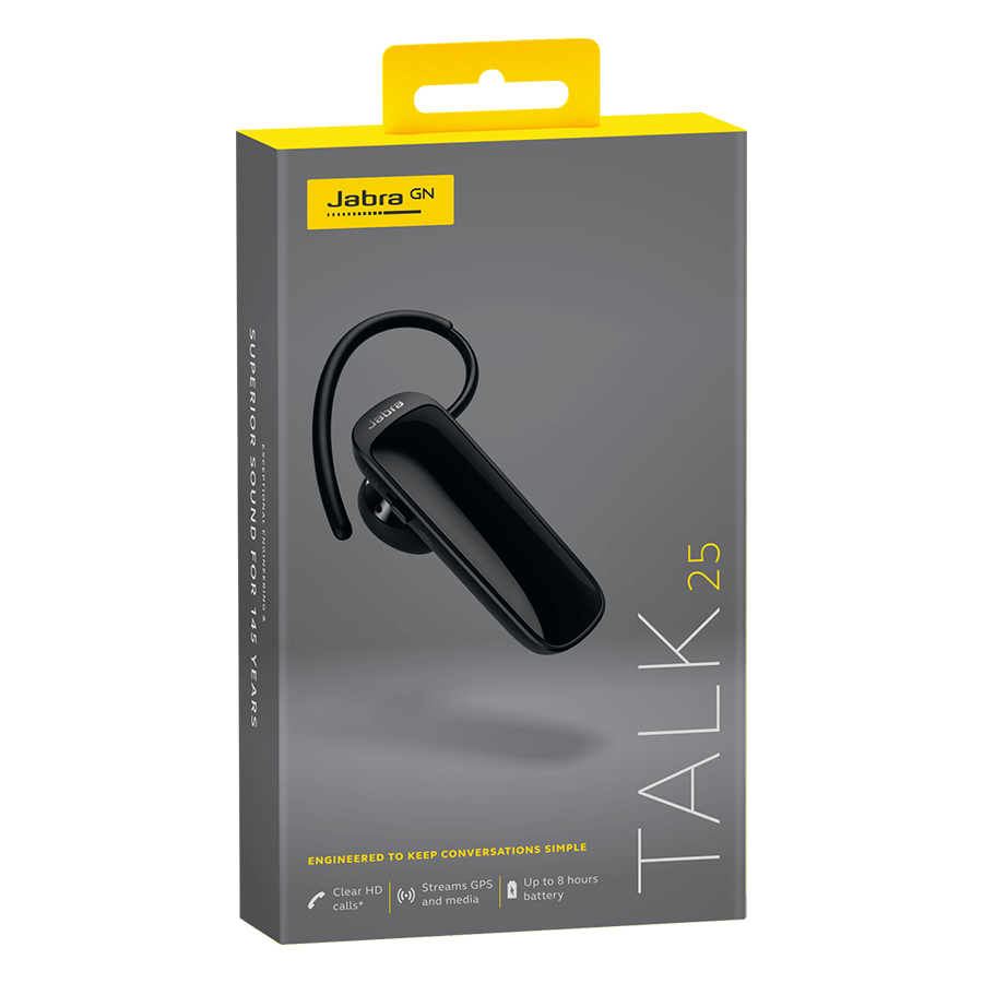 Tai Nghe Bluetooth Đàm Thoại Jabra Talk 25 - Hàng Chính Hãng