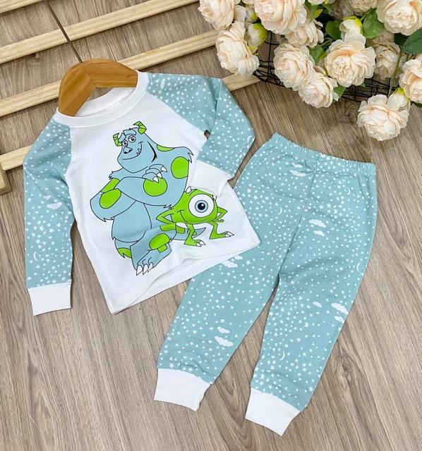 Bộ dài tay quần dài bé trai thun mềm mịn hàng xuất xịn từ 8- 22 ký mặc - đồ bộ trẻ em quần áo trẻ em