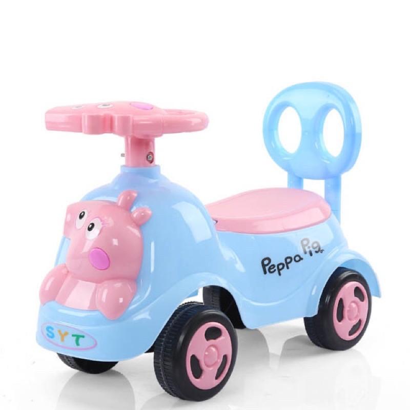 Xe chòi chân heo peppa cho bé có nhạc