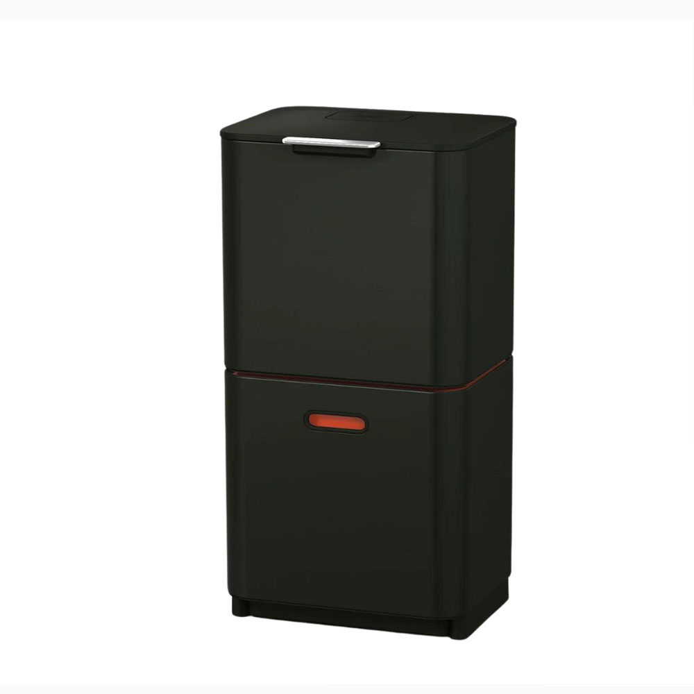 Thùng rác 2 ngăn Joseph Joseph 30106 Totem Max 60L màu đen carbon Hàng chính hãng