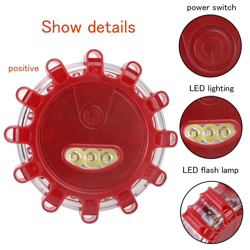 Đèn LED tròn cảnh báo khẩn cấp siêu sáng cho xe hơi