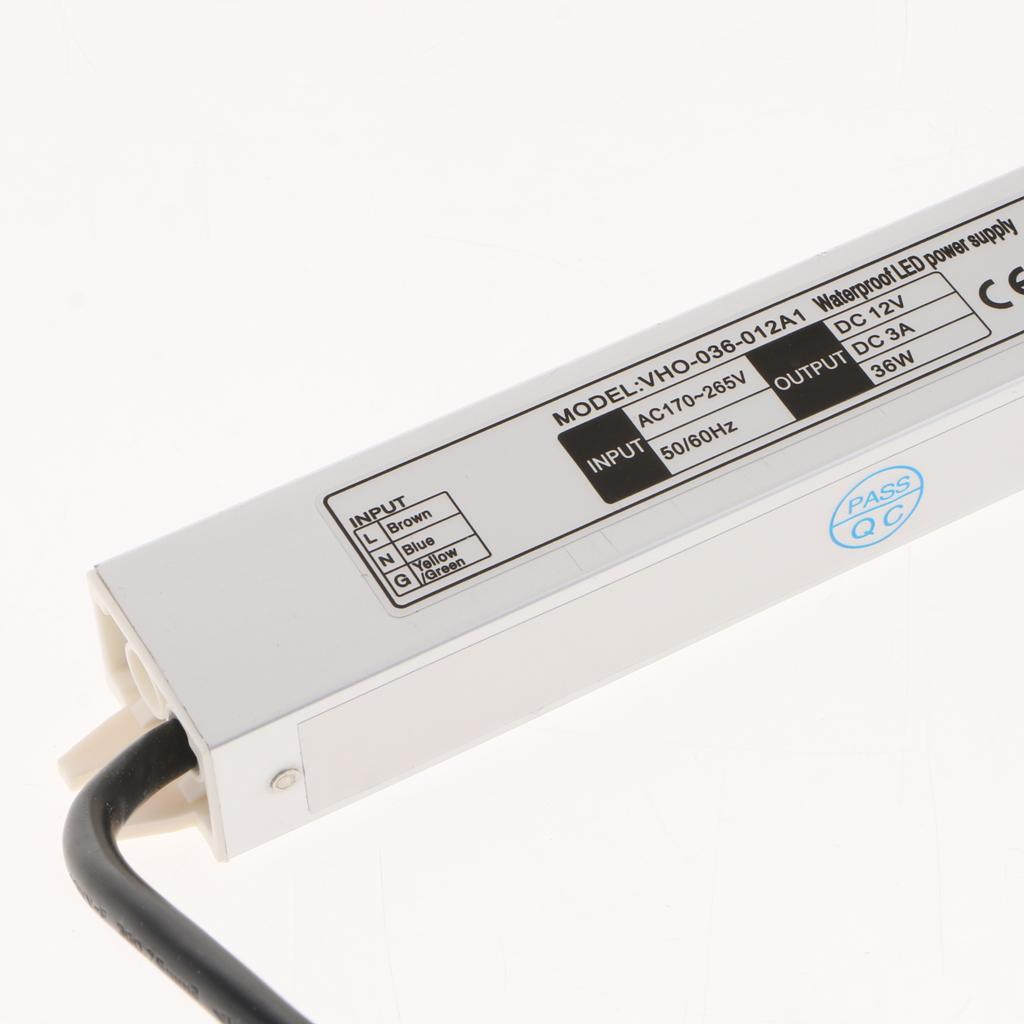 35W DC12V Light Drive Constant Pressure Switch DRIVER Power Supply Outdoor LED Transformer, IP67 Waterproof LED Power Supply, for LED Light
