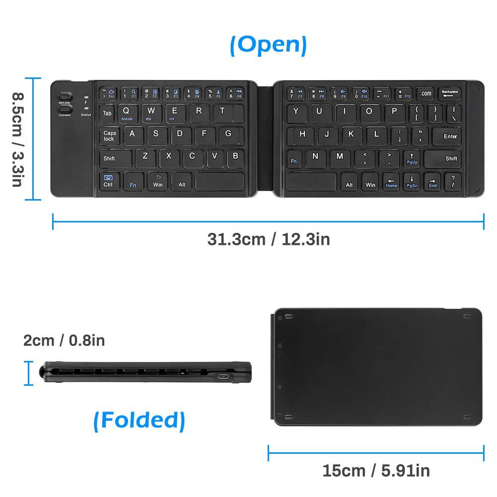 Bàn phím Bluetooth, Sạc USB nhỏ gọn, Không dây di động mini