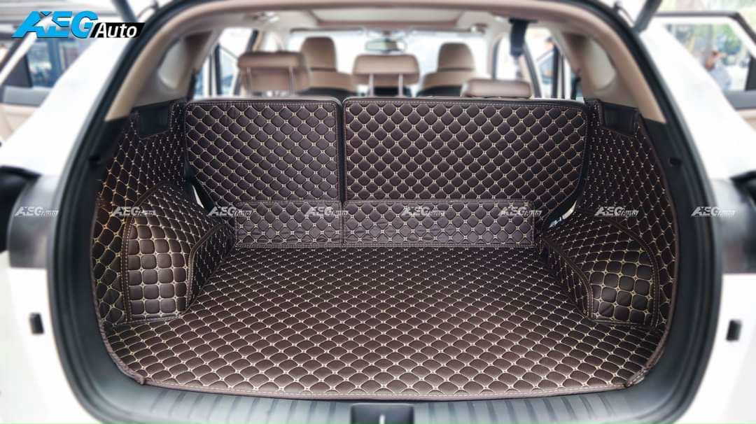 Thảm Lót Full Cốp Chất Liệu da Cacbon Cho Dòng xe Tất Cả Các Dòng Xe Mazda