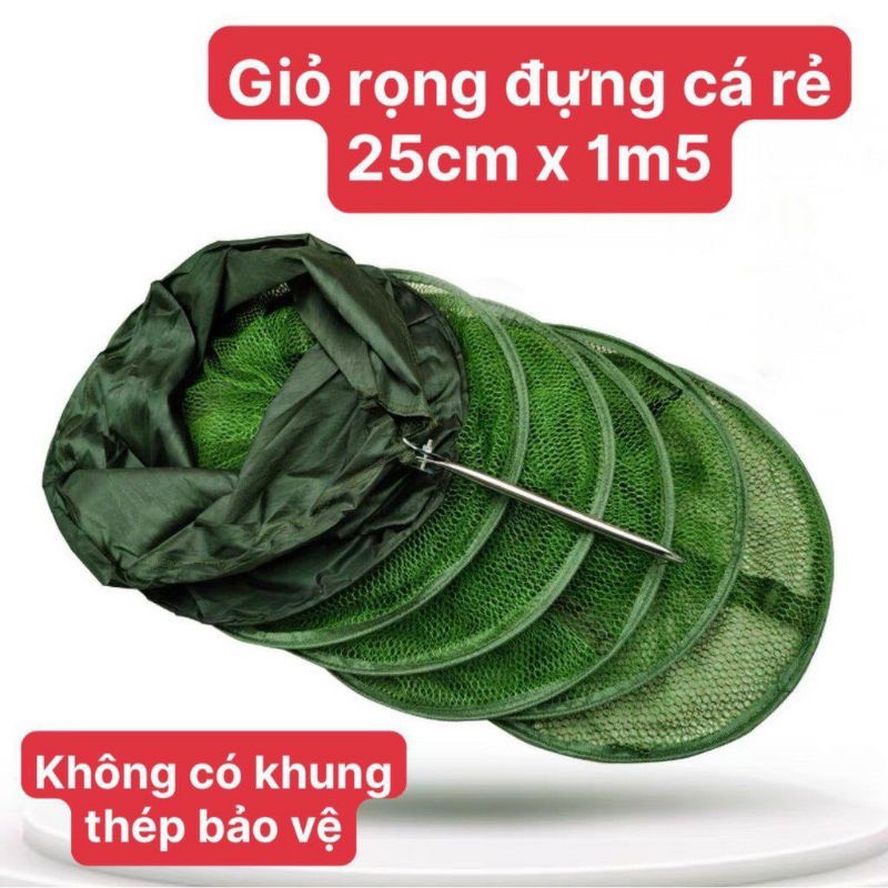 Giỏ Đựng Cá _Rọng Đựng Cá_Túi Đựng Cá