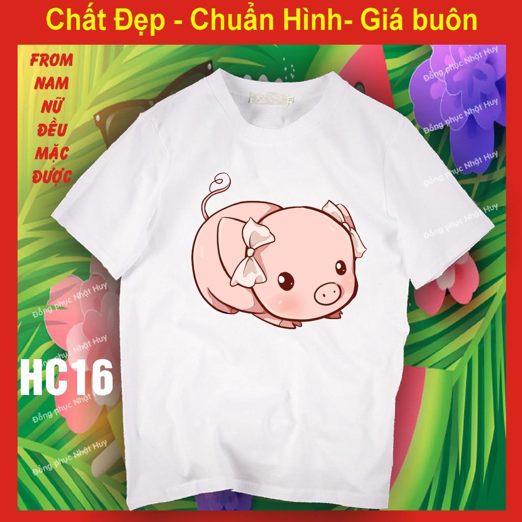 Áo thun heo con ngộ nghĩnh dễ thương 14