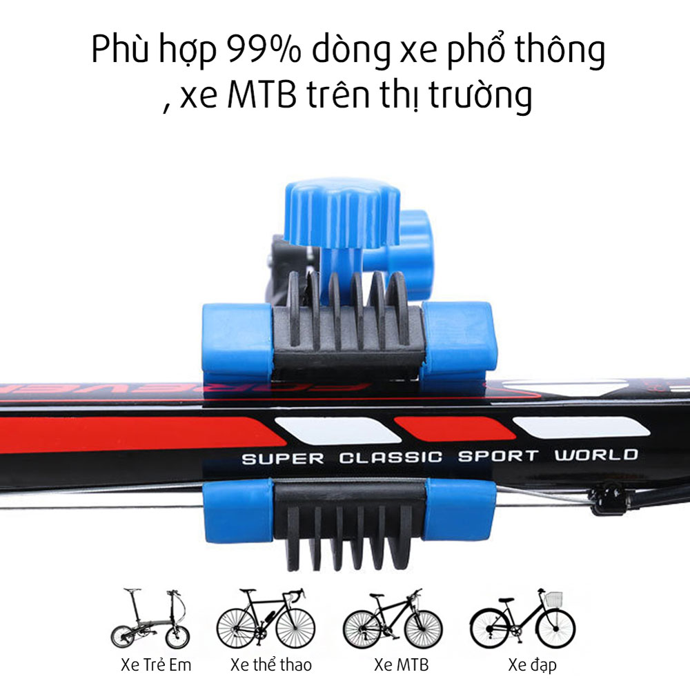 Khung Giá Treo Xe Đạp Kẹp Sườn Xe Xếp Gọn Lên Tường Tiết Kiệm Không Gian (Max 20 kg) MaiLee